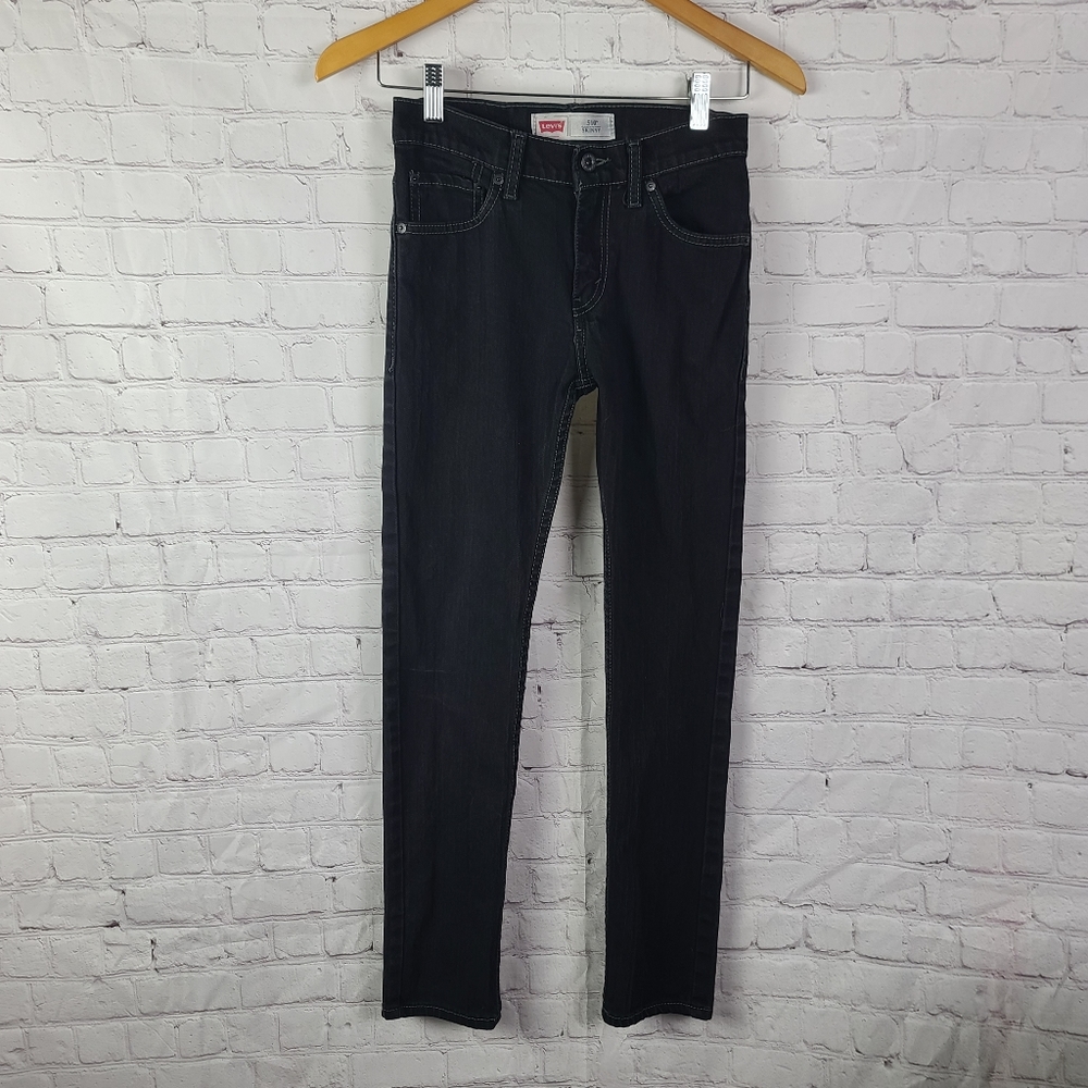 Levi's 510 Skinny Girls Jeans. Black Sz 14 Reg.